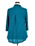 Assorted Brands Teal 3/4 Sleeve Button-Down Shirt Size 3X - photo 2