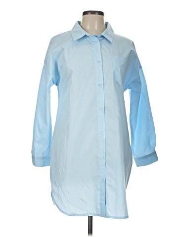 HaoDuoYi 3/4 Sleeve Button-Down Shirt (view 1)