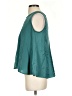 Eri + Ali 100% Polyester Teal Sleeveless Blouse Size XS - photo 5