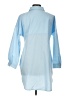 HaoDuoYi Blue 3/4 Sleeve Button-Down Shirt Size L - photo 2