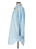 HaoDuoYi Blue 3/4 Sleeve Button-Down Shirt Size L - photo 5