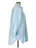 HaoDuoYi Blue 3/4 Sleeve Button-Down Shirt Size L - photo 4