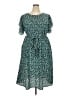 BLOOMCHIC 100% Polyester Polka Dots Green Casual Dress Size 18 - 20 - photo 1