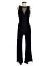 NW Nightway Solid Black Jumpsuit Size 6 - photo 1