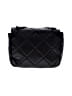 Gilda Paris 100% Polyurethane Chevron-herringbone Black Crossbody Bag One size - photo 3