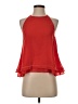 Esley Red Sleeveless Blouse Size S - photo 1