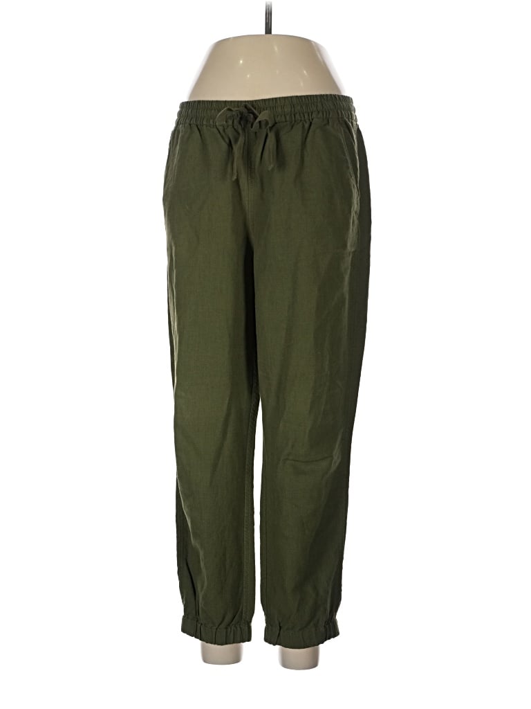 Pre-owned Point Sur Linen Pants In Green