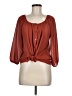 Spense 100% Polyester Brown 3/4 Sleeve Blouse Size M - photo 1