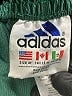 Adidas 100% Polyester Color Block Green Track Pants Size M - photo 6