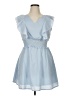 Shein 100% Polyester Blue Casual Dress Size XL - photo 1
