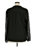 Ann Taylor LOFT Black Long Sleeve Blouse Size XL (estimated) - photo 2
