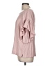 CeCe Pink Short Sleeve Blouse Size M - photo 5