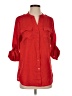 Premise Studio 100% Polyester Red 3/4 Sleeve Blouse Size S - photo 1