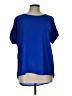 Pleione 100% Polyester Blue Short Sleeve Blouse Size L - photo 1