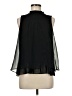 Collective Concepts 100% Polyester Black Sleeveless Blouse Size M - photo 1
