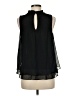 Collective Concepts 100% Polyester Black Sleeveless Blouse Size M - photo 2