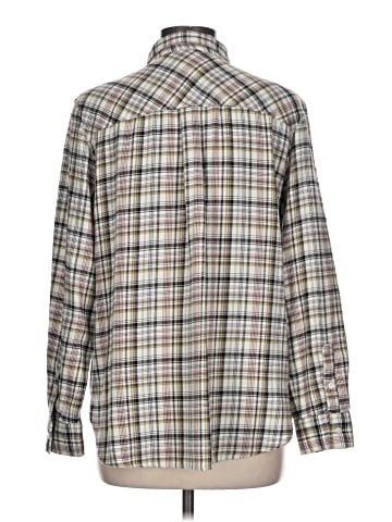 Ann Taylor LOFT Long Sleeve Button-Down Shirt (view 2)