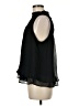 Collective Concepts 100% Polyester Black Sleeveless Blouse Size M - photo 5