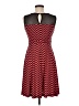 En Focus Studio Chevron-herringbone Red Casual Dress Size 8 - photo 2