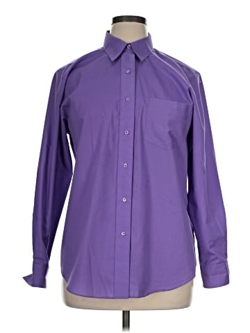 Foxcroft Long Sleeve Button-Down Shirt (view 1)
