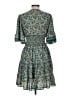 Max Studio 100% Polyester Paisley Green Casual Dress Size M - photo 2