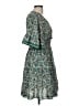 Max Studio 100% Polyester Paisley Green Casual Dress Size M - photo 4