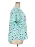 Amazon Essentials 100% Viscose Stars Teal Short Sleeve Blouse Size XXL - photo 4