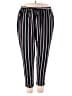 No Comment Stripes Black Casual Pants Size 3X - photo 1