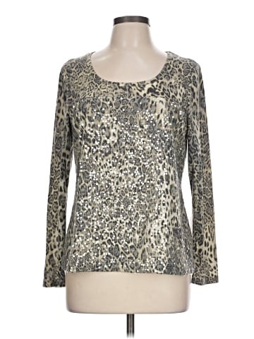 Liz Claiborne Long Sleeve Top (view 1)