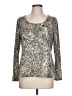 Liz Claiborne Metallic Silver Long Sleeve Top Size L (petite) - photo 1