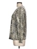 Liz Claiborne Metallic Silver Long Sleeve Top Size L (petite) - photo 5