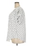 Torrid 100% Polyester Polka Dots White Short Sleeve Blouse Size 2X Plus (2) - photo 5
