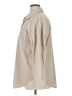 Unbranded Solid Tan Long Sleeve Button-Down Shirt Size XL - photo 5