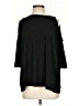 DAILYLOOK Black 3/4 Sleeve Top Size S - photo 1