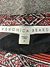 Veronica Beard 100% Silk Print Black Cocktail Dress Size 2 - photo 7