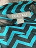 Roz & Ali 100% Polyester Chevron-herringbone Teal 3/4 Sleeve Blouse Size 1X - photo 7