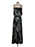 S-Twelve Print Green Black Casual Dress Size S - photo 2