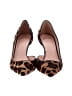 J.Crew 100% Leather Animal Print Brown Heels Size 7 1/2 - photo 2