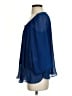 Jessica Simpson 100% Polyester Blue 3/4 Sleeve Blouse Size S - photo 5