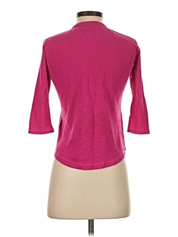 Hollister 3/4 Sleeve Button-Down Shirt (view 2)