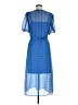 Caslon 100% Polyester Blue Casual Dress Size M - photo 2