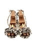 Stone Cold Fox X RAYE Animal Print Ivory Sandals Size 7 - photo 2