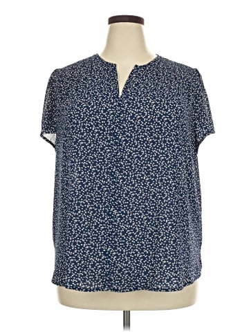 Monday Fun Short Sleeve Blouse (view 1)