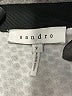 Sandro 100% Cotton Chevron-herringbone Silver Casual Skirt Size Med (2) - photo 4