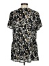 Pleione Black Short Sleeve Blouse Size M - photo 2