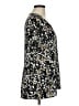 Pleione Black Short Sleeve Blouse Size M - photo 4