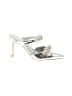 BCBGeneration Metallic Silver Heels Size 6 1/2 - photo 1