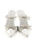 BCBGeneration Metallic Silver Heels Size 6 1/2 - photo 2