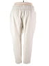 MTA Sport Solid Ivory Casual Pants Size 3X - photo 2