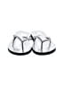 ABound Silver Flip Flops Size 10 - photo 2